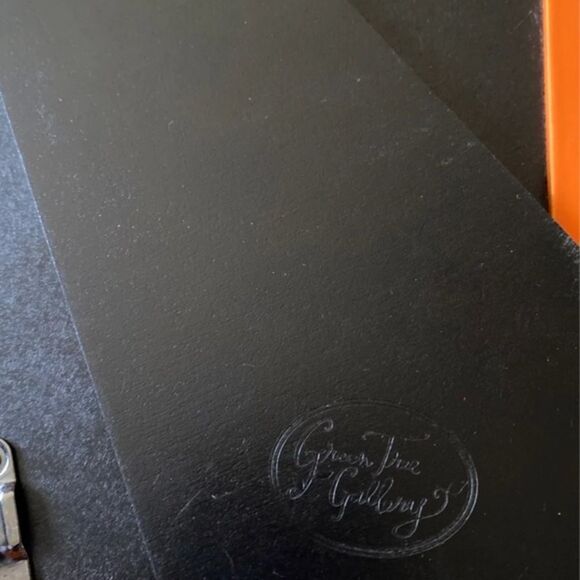 New green tree gallery 4 x 6 orange picture frame with rainbow matting - Picture 4 of 5